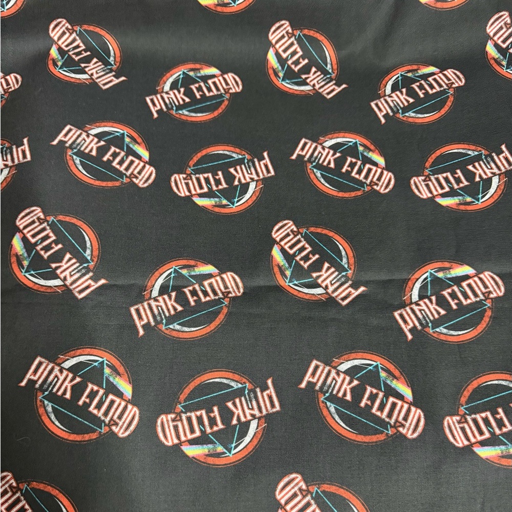Pink Floyd Vintage Badge Fabric Yardage